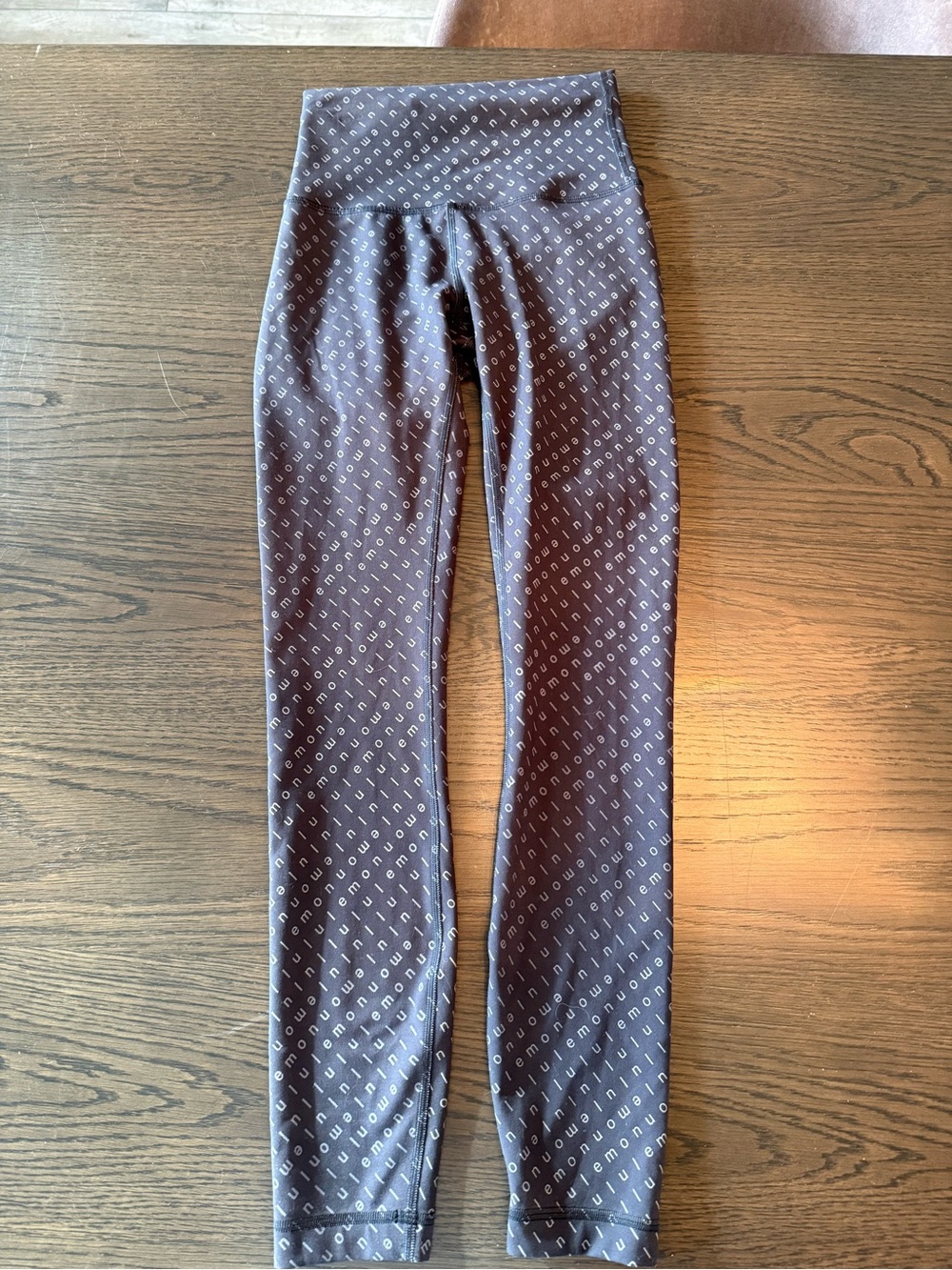 Lululemon wunder train cropped leggings mirrorify black multi print size 0